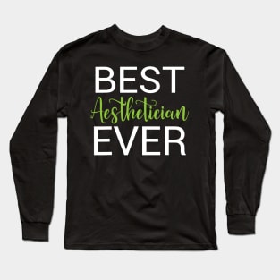 Aesthetician Design for Licensed Medical Aesthetician Long Sleeve T-Shirt